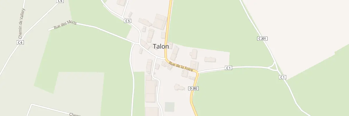 Plan du 3 Le Bourg à Talon