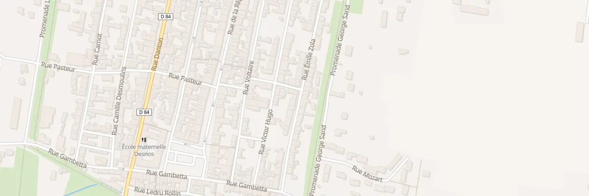 Plan du 21 Rue Emile Zola à Villeneuve-l’Archevêque