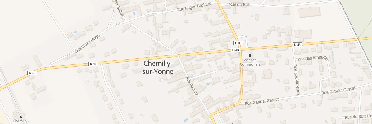 Plan du 2 Rue Charles de Gaulle à Chemilly-sur-Yonne