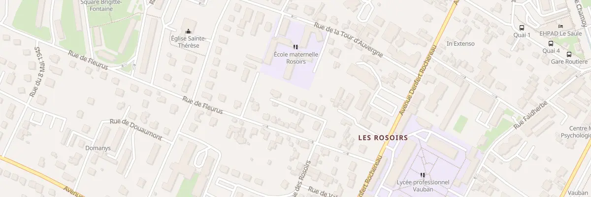 Plan du 6W Rue de Fleurus à Auxerre