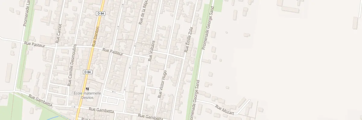 Plan du 23 Rue Emile Zola à Villeneuve-l’Archevêque