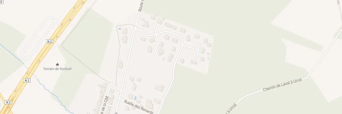 Plan du 15 Les Champs de la Croix à Urcel