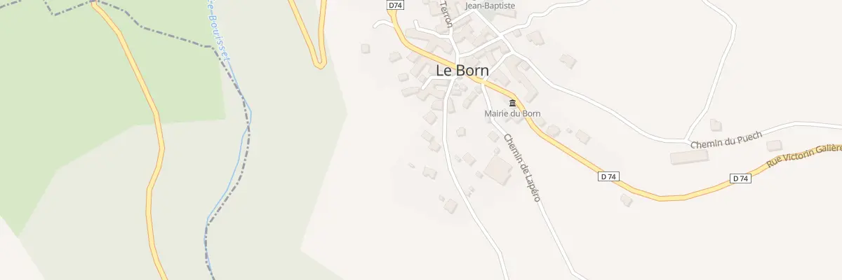 Plan du 5081 Le Born Village au Born