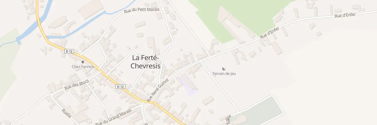 Plan du 20 Rue René Guinot à La Ferté-Chevresis
