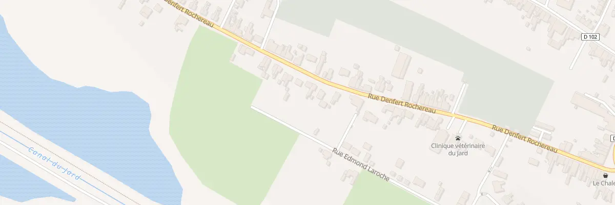 Plan du 445 Rue Denfert Rochereau à Vieux-Condé