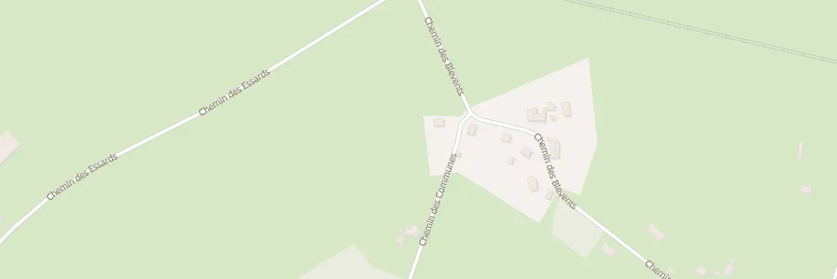 Plan du 2 Che des Communes à Billezois