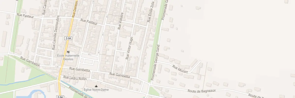 Plan du 20 Rue Emile Zola à Villeneuve-l’Archevêque