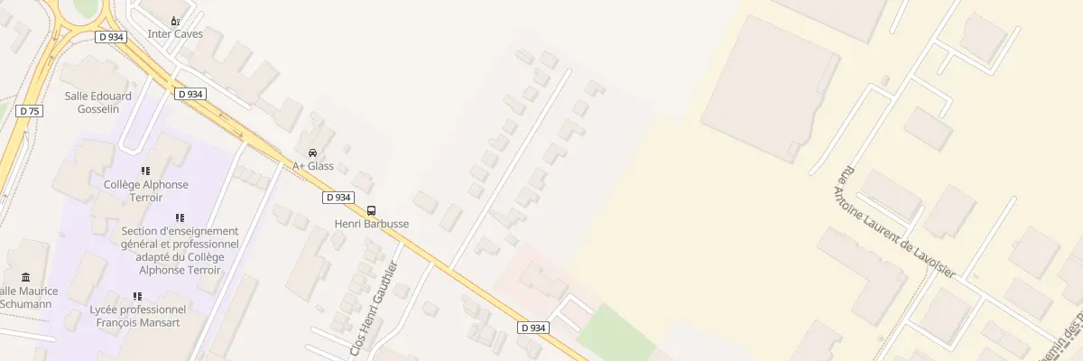 Plan du 6 Vc au Pave de Marle à Marly