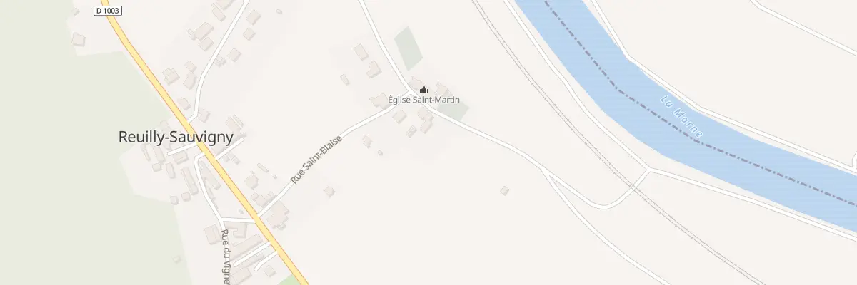 Plan du 1 Rue de l’Eglise à Reuilly-Sauvigny