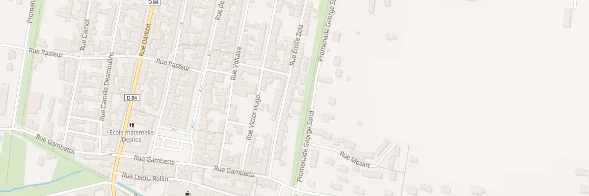 Plan du 28 Rue Emile Zola à Villeneuve-l’Archevêque