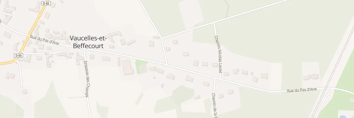 Plan du 19 Rue du Pas d’Ane à Vaucelles-et-Beffecourt
