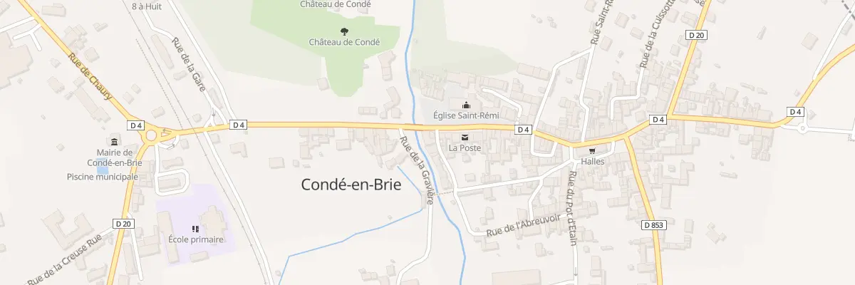 Plan du 15 Pl de l’Eglise à Condé-en-Brie