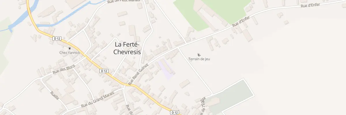 Plan du 11 Rue René Guinot à La Ferté-Chevresis