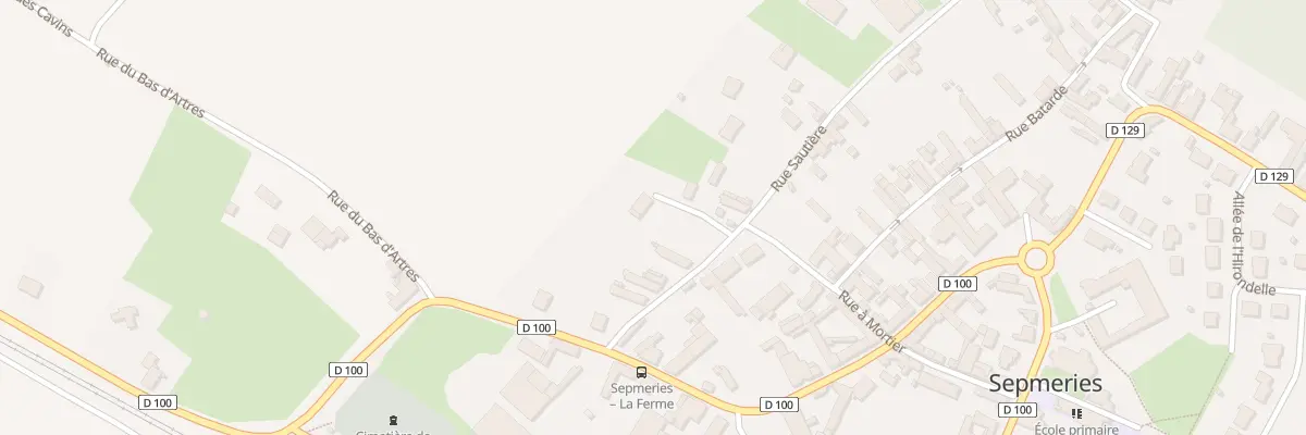 Plan du 115 Rue Sautière à Sepmeries