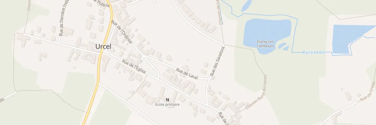 Plan du 9 Rue de Laval à Urcel