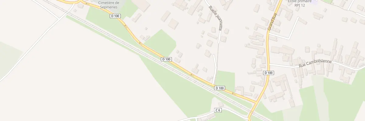 Plan du 212 Che Latéral à Sepmeries