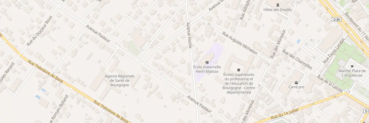 Plan du 48 Av Hoche à Auxerre