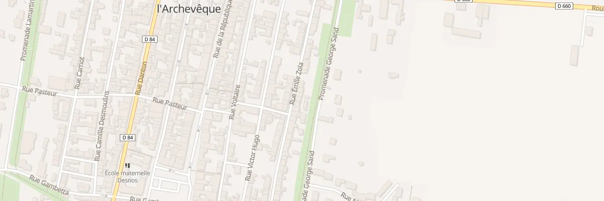 Plan du 38 Rue Emile Zola à Villeneuve-l’Archevêque
