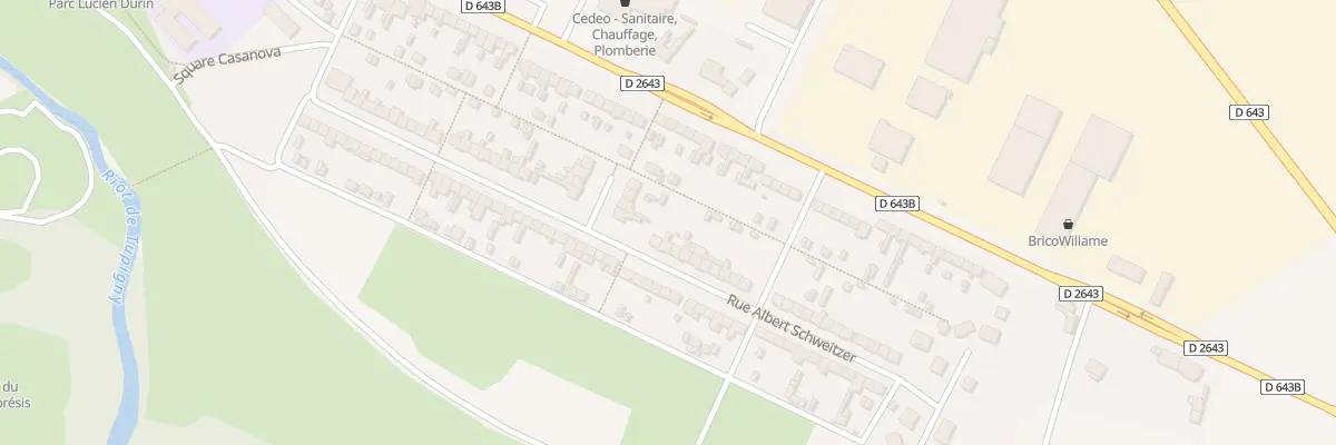 Plan du 37 Rue Albert Schweitzer au Cateau-Cambrésis