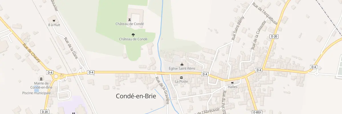 Plan du 6 Pl de l’Eglise à Condé-en-Brie