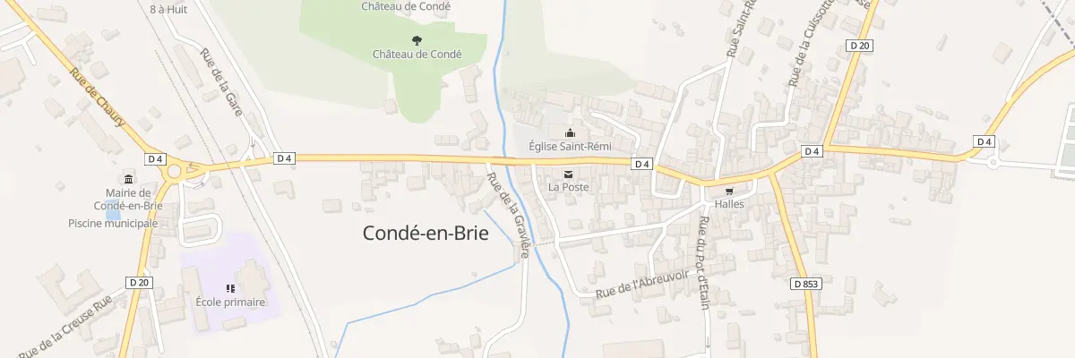 Plan du 11 Pl de l’Eglise à Condé-en-Brie