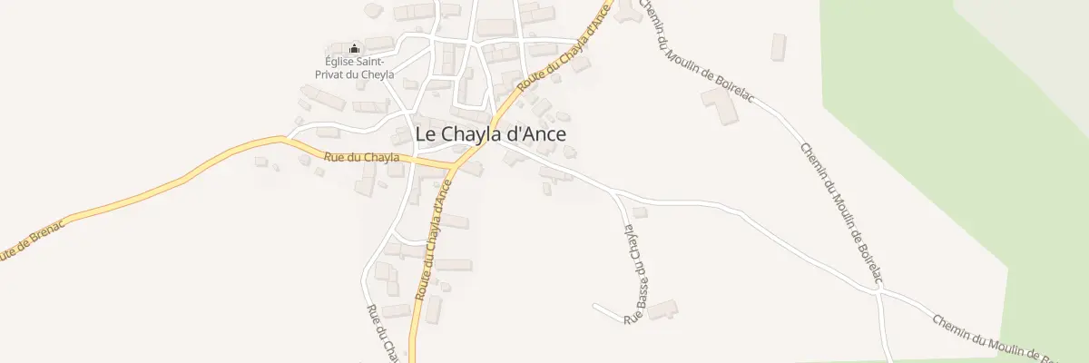 Plan du 5022 Chayla d’Ance à Saint-Paul-le-Froid