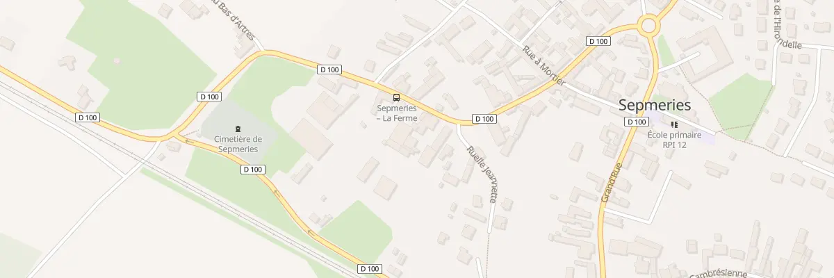 Plan du 197 Rue de Valenciennes à Sepmeries