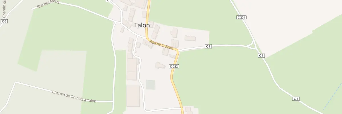 Plan du 5 Le Bourg à Talon