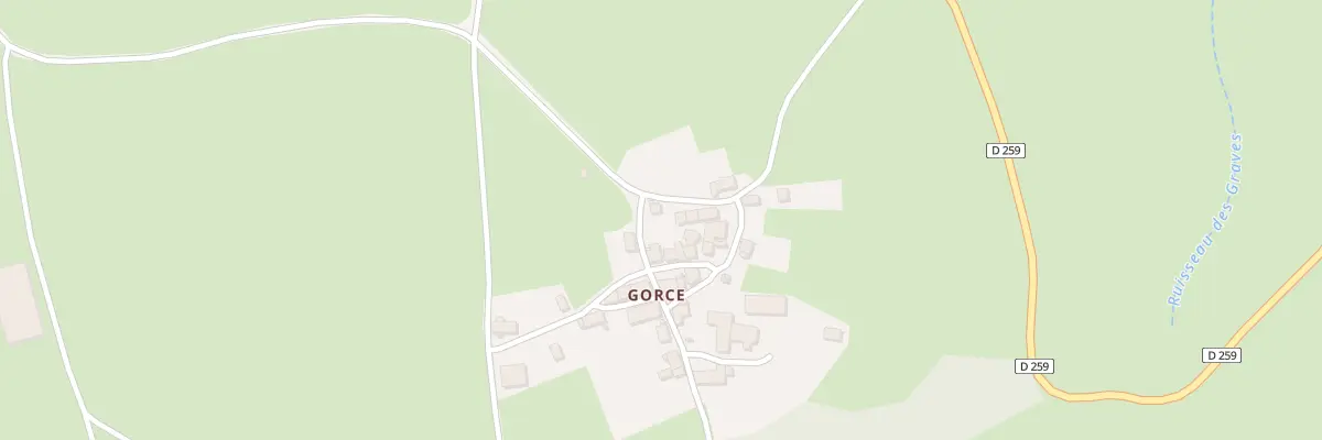 Plan du 5119 Gorce à Tours-sur-Meymont