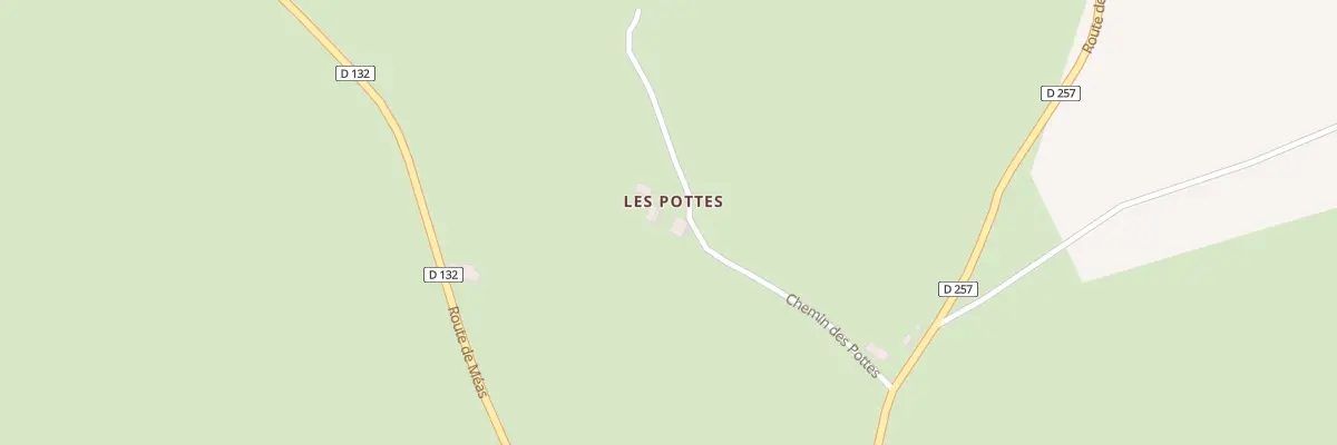 Plan du 110 Les Pottes à Tintury