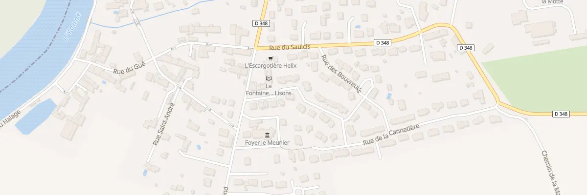 Plan du 14 Rue des Fauvettes à Gurgy