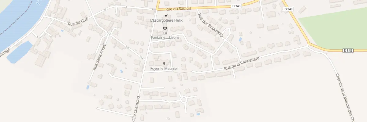 Plan du 10 Rue des Mésanges à Gurgy