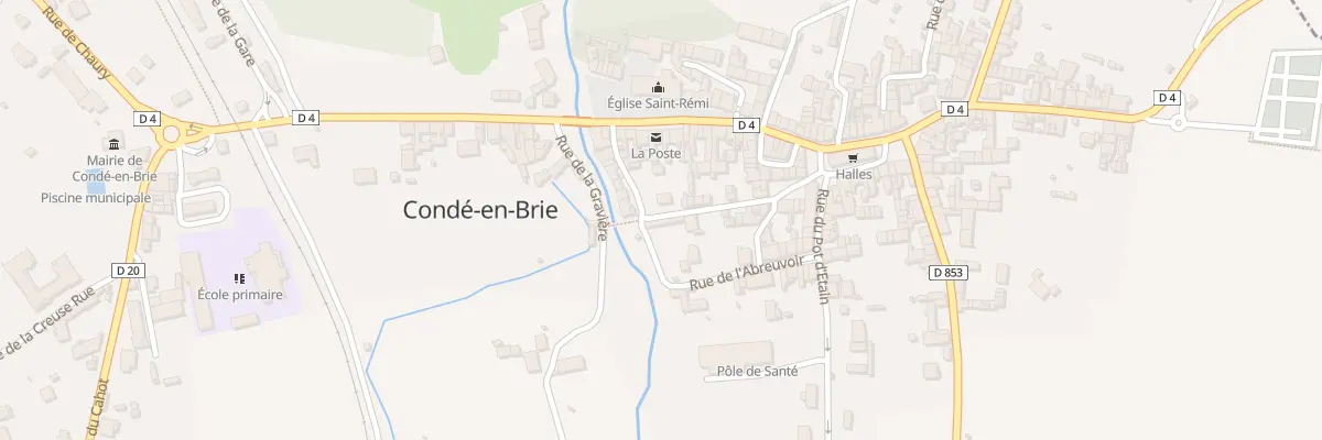 Plan du 1 Rue de l’Abreuvoir à Condé-en-Brie