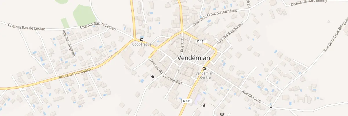 Plan du 8 Rue du Capitoul à Vendémian