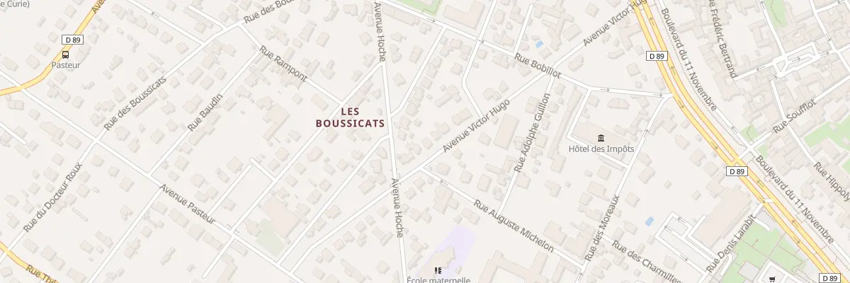 Plan du 20B Av Victor Hugo à Auxerre