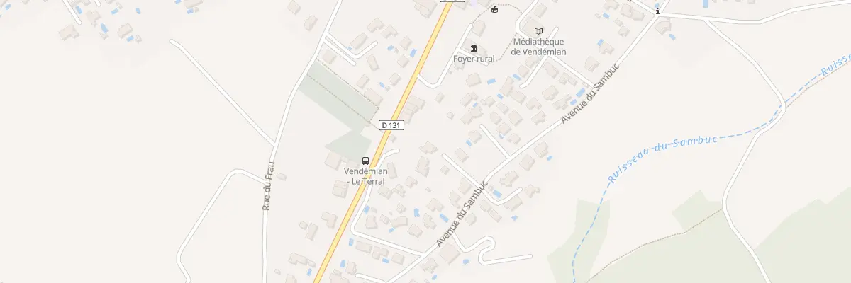 Plan du 5 Imp du Tamarou à Vendémian