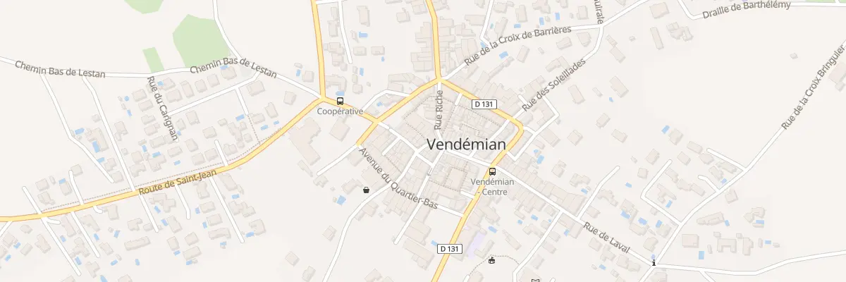 Plan du 1 Rue de Madame à Vendémian