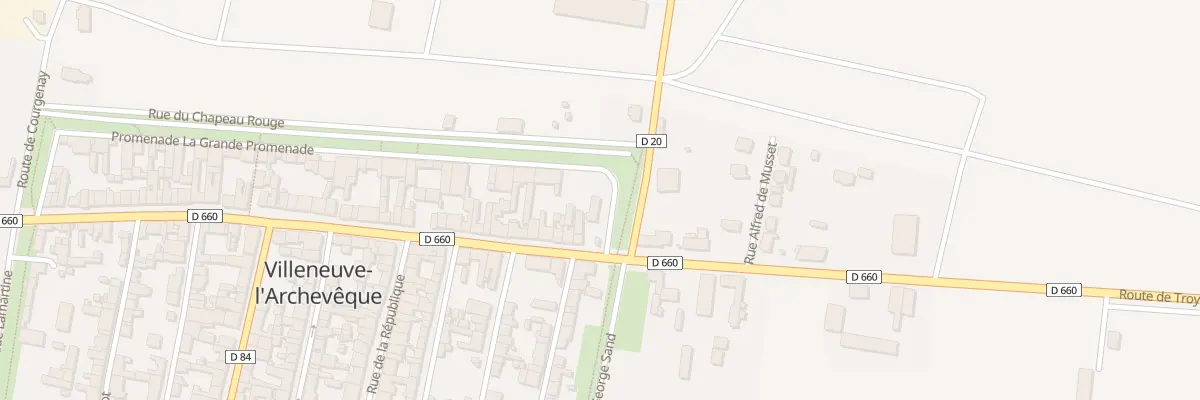 Plan du 2 Rue Bréard à Villeneuve-l’Archevêque