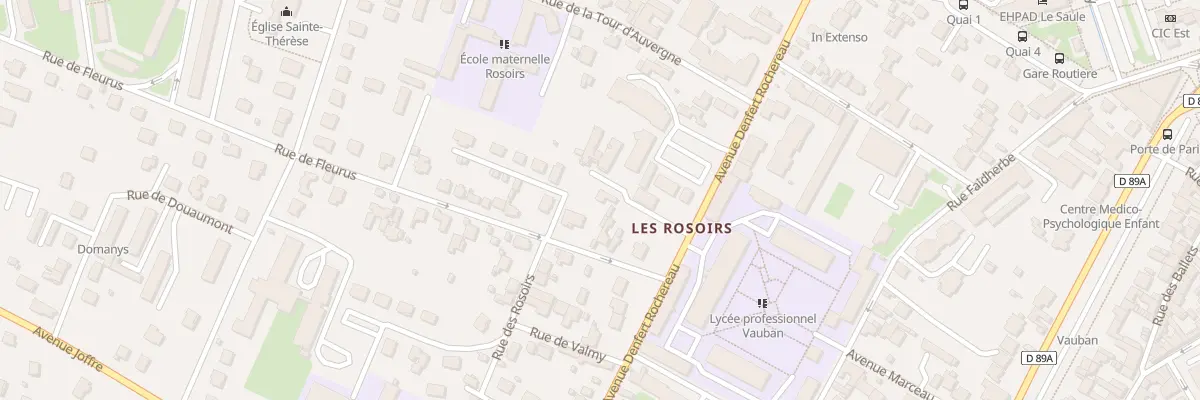 Plan du 4 Rue de Fleurus à Auxerre