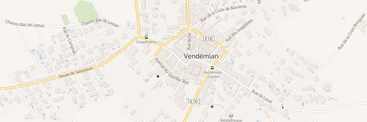 Plan du 4 Rue du Capitoul à Vendémian