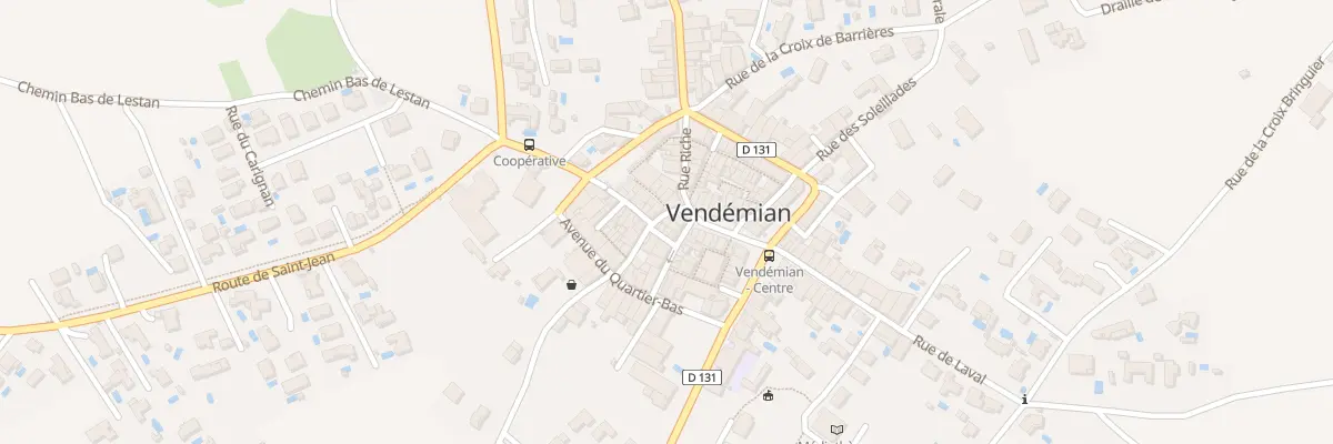Plan du 1 Rue des Aires Basses à Vendémian
