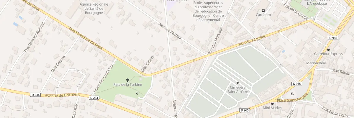 Plan du 30 Rue du 14 Juillet à Auxerre