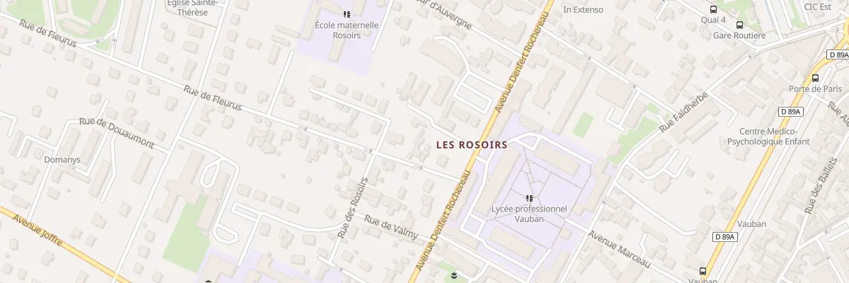 Plan du 2 Rue de Fleurus à Auxerre
