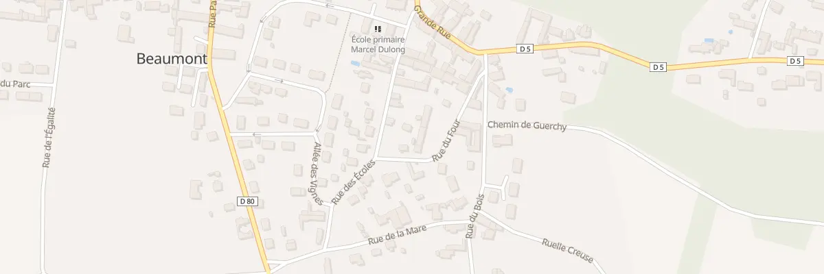 Plan du 6 Rue du Four à Beaumont