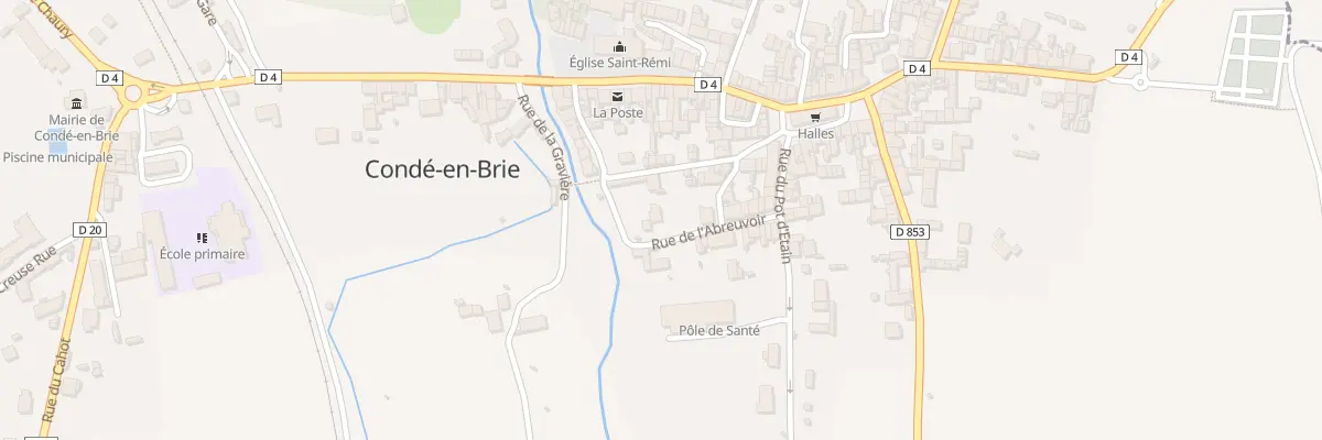 Plan du 3 Rue de l’Abreuvoir à Condé-en-Brie