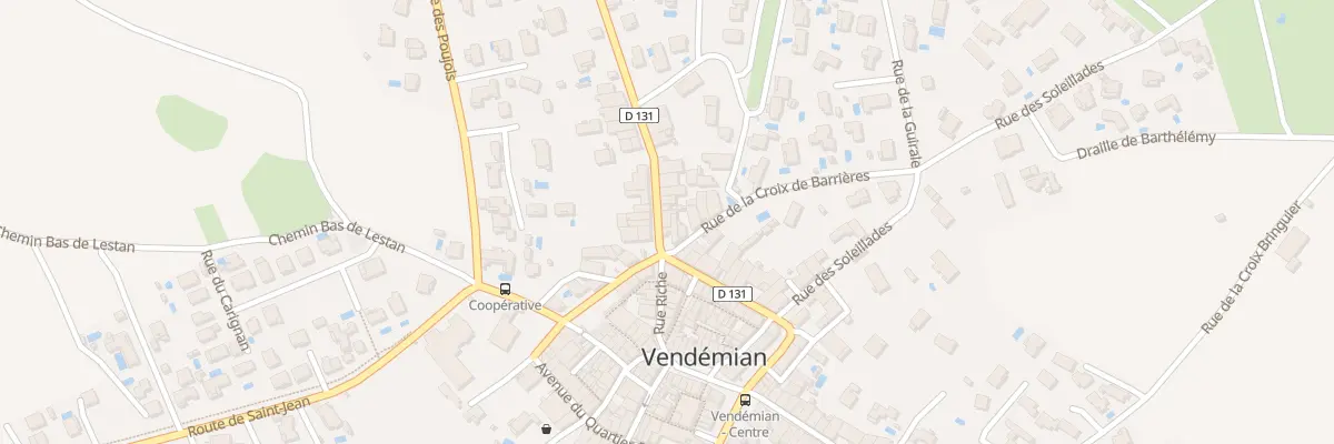 Plan du 2 Rte de Montpellier à Vendémian