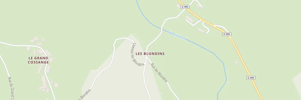 Plan du 5240 Les Blondins à Arronnes