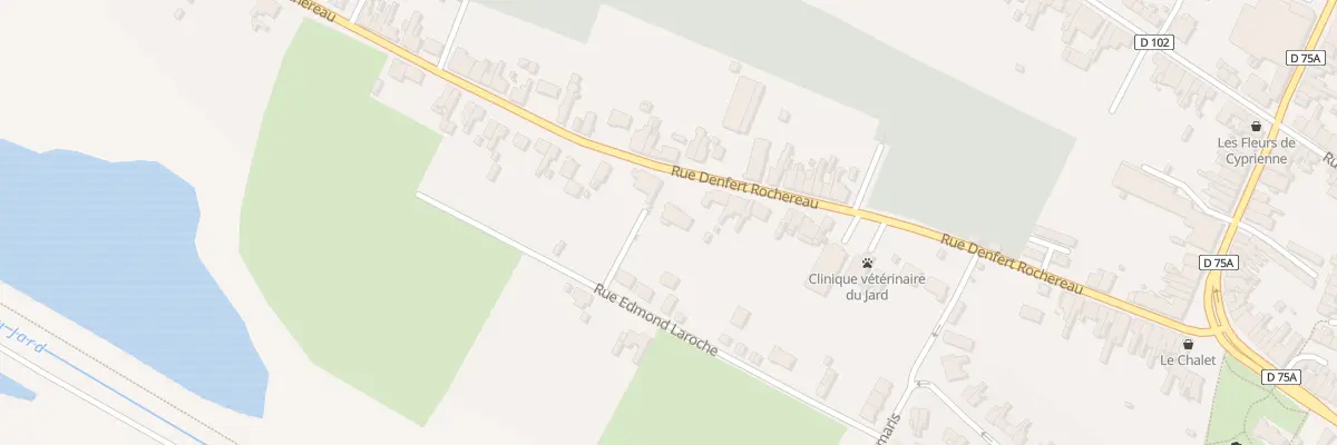 Plan du 349 Rue Denfert Rochereau à Vieux-Condé