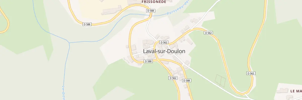 Plan du 5032 Le Bourg à Laval-sur-Doulon