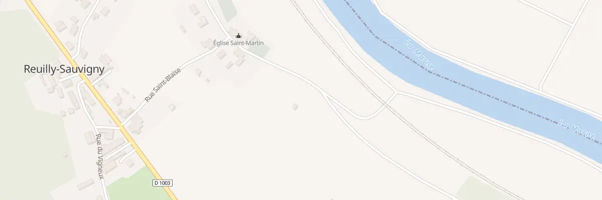 Plan du 1A Rue de l’Eglise à Reuilly-Sauvigny
